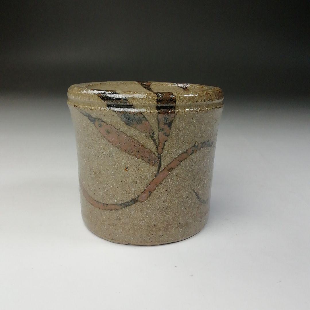 T684 蓋置 『絵唐津 蓋置』『中里重利』 共箱 茶道具