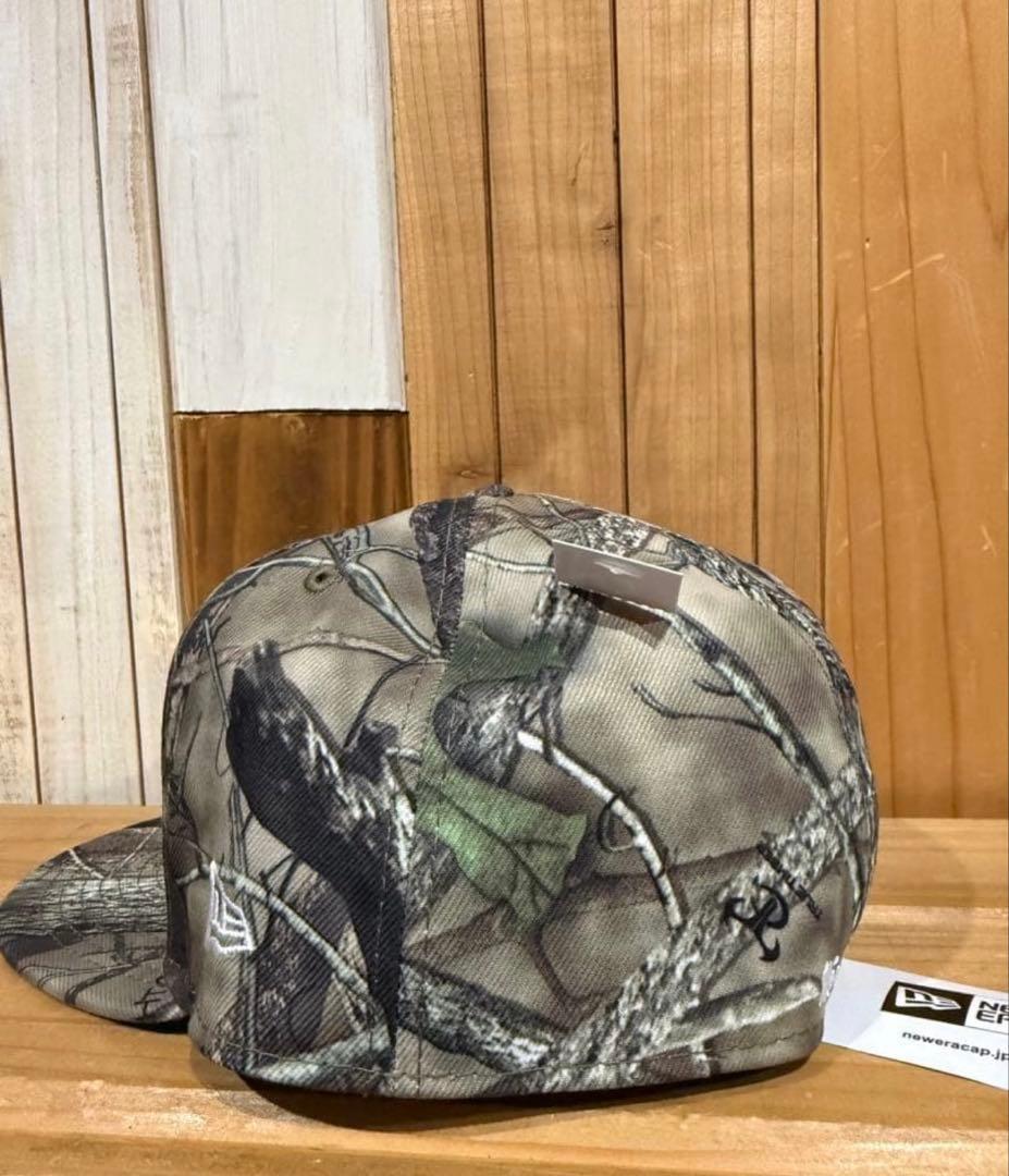 即購入可 Supreme リアルツリーカモ 59FIFTYキャップ 73/8迷彩