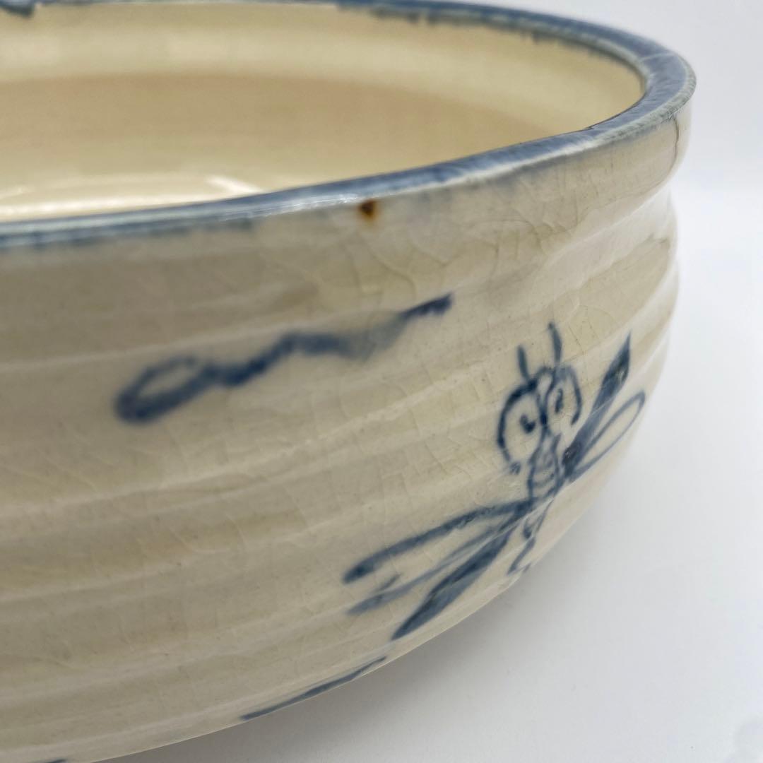 499　平水指　トンボ 　茶道具　茶道　水指　古物　季節