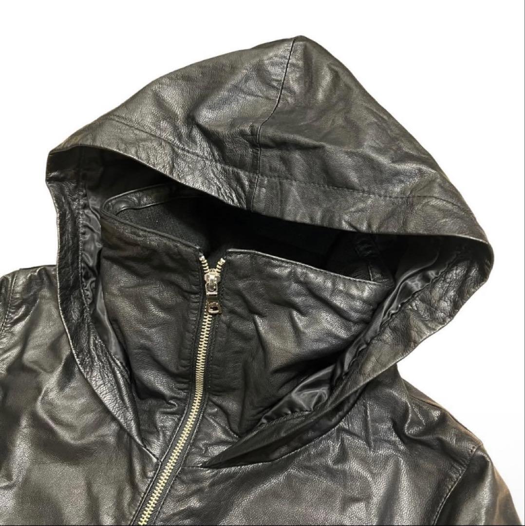 【激レア良品】00s OPIUM Y2K レザーバラクラバ パーカー