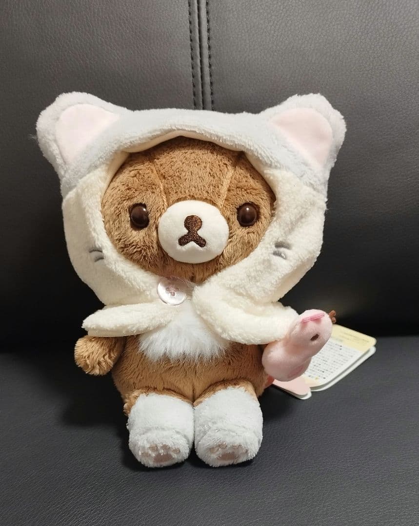 レアリラックマ コリラックマ チャイロイコグマねこねこの湯ぬいぐるみ