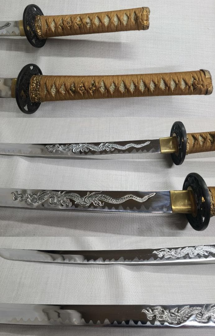 模造刀 拵え 日本刀 アンティーク コレクション 0216