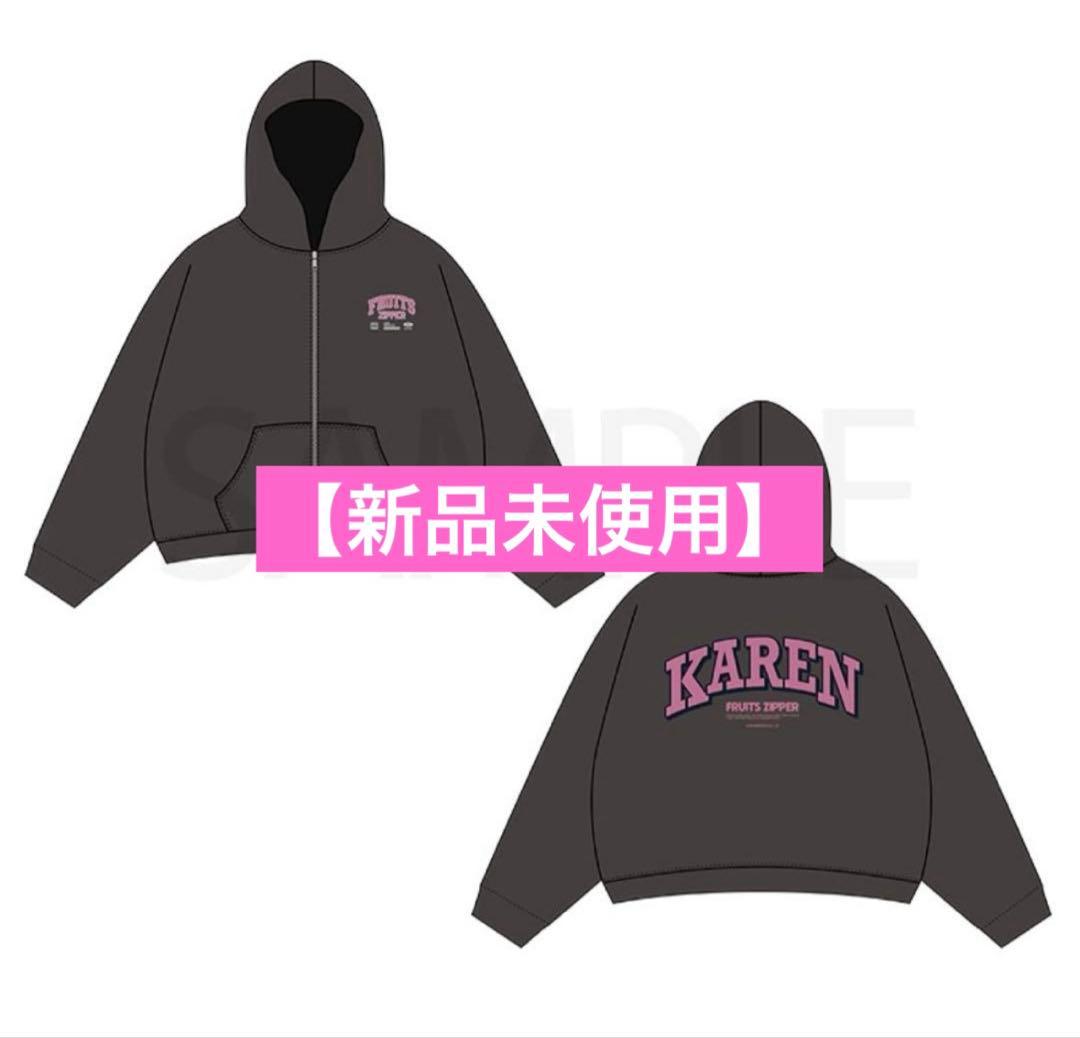 フルーツジッパー FRUITS ZIPPER 推しアピ パーカー 松本かれん - メルカリ