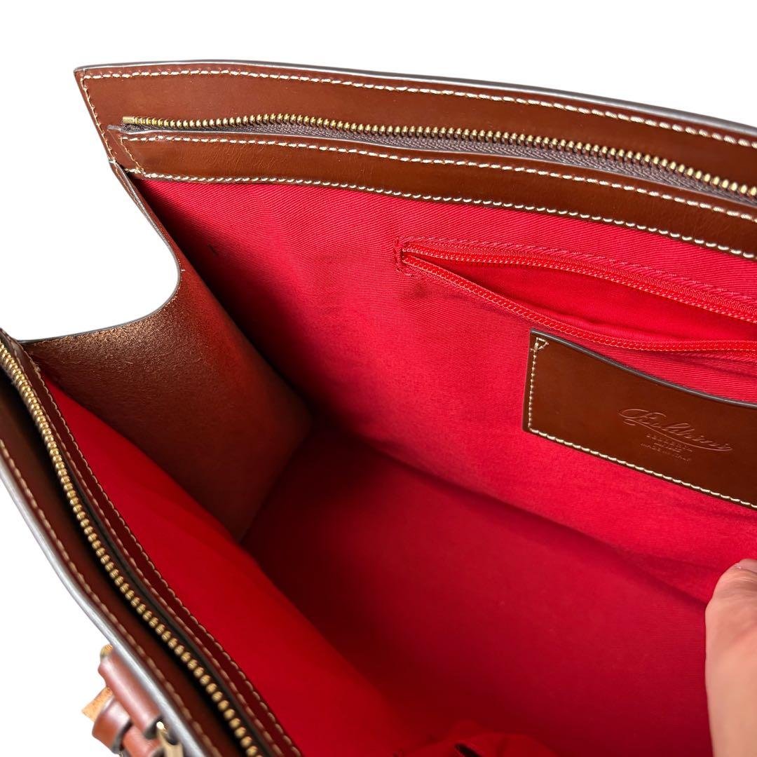 【極美品】ボルドリーニセレリア ビジネスバッグ レザー ブリーフケース　A4収納