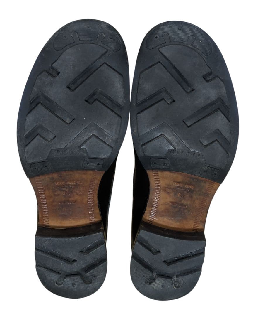 00s miumiu ダービー レザーシューズ 革靴 y2k アーカイブ