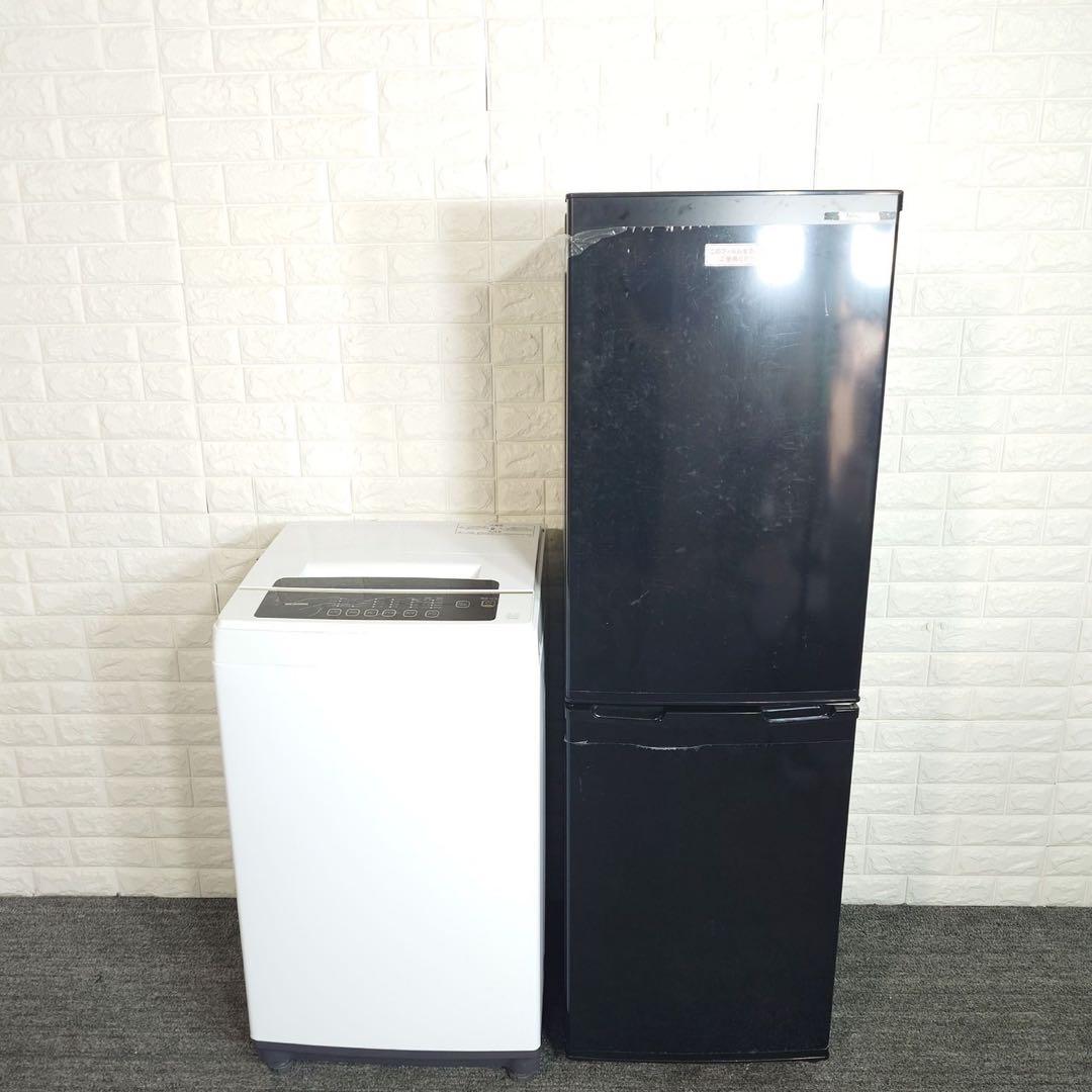 アイリスオーヤマ 家電セット 冷蔵庫 162L 洗濯機 6kg D076