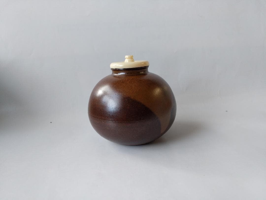 笹田有祥 摸 富士茄子茶入 大名物 仕覆 剣先緞子 御簾手モール 共箱 栞 新品