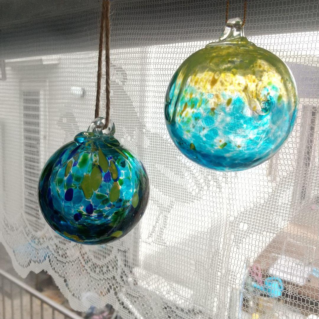 W43 棗 『砂彫硝子 つゆ草』『茶器』『松本正雄 作』 共箱 茶道具