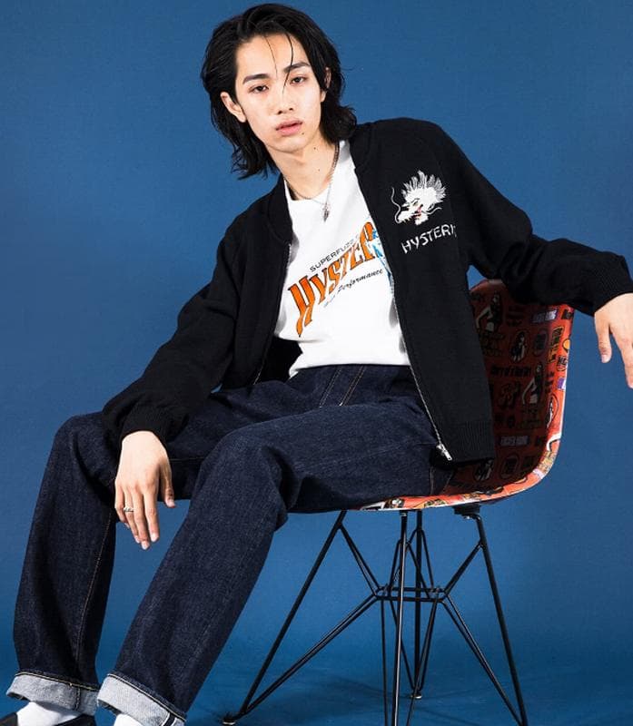 ☆極美品☆レア☆ヒステリックグラマー スカジャン風 ドラゴン刺繍