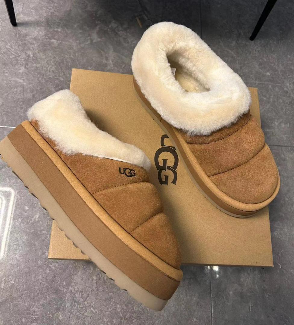 UGG 厚底ムートンブーツ ブラウン 23/24/25/26cm 多サイズ選択