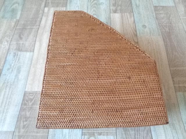 マガジンラック●無地●アタ●バリ島●1045.1●ブックケース●アジアン雑貨