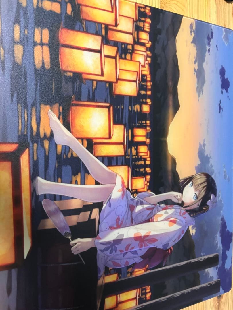 ガラスマウスパッド 特注 カントク先生