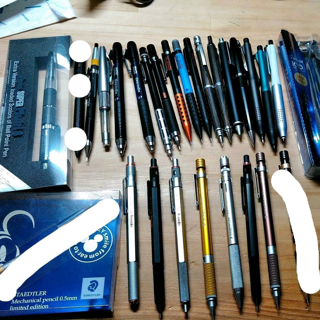 シャープペンシル ペンケースまとめ売り レザーペンケース・シャーペン