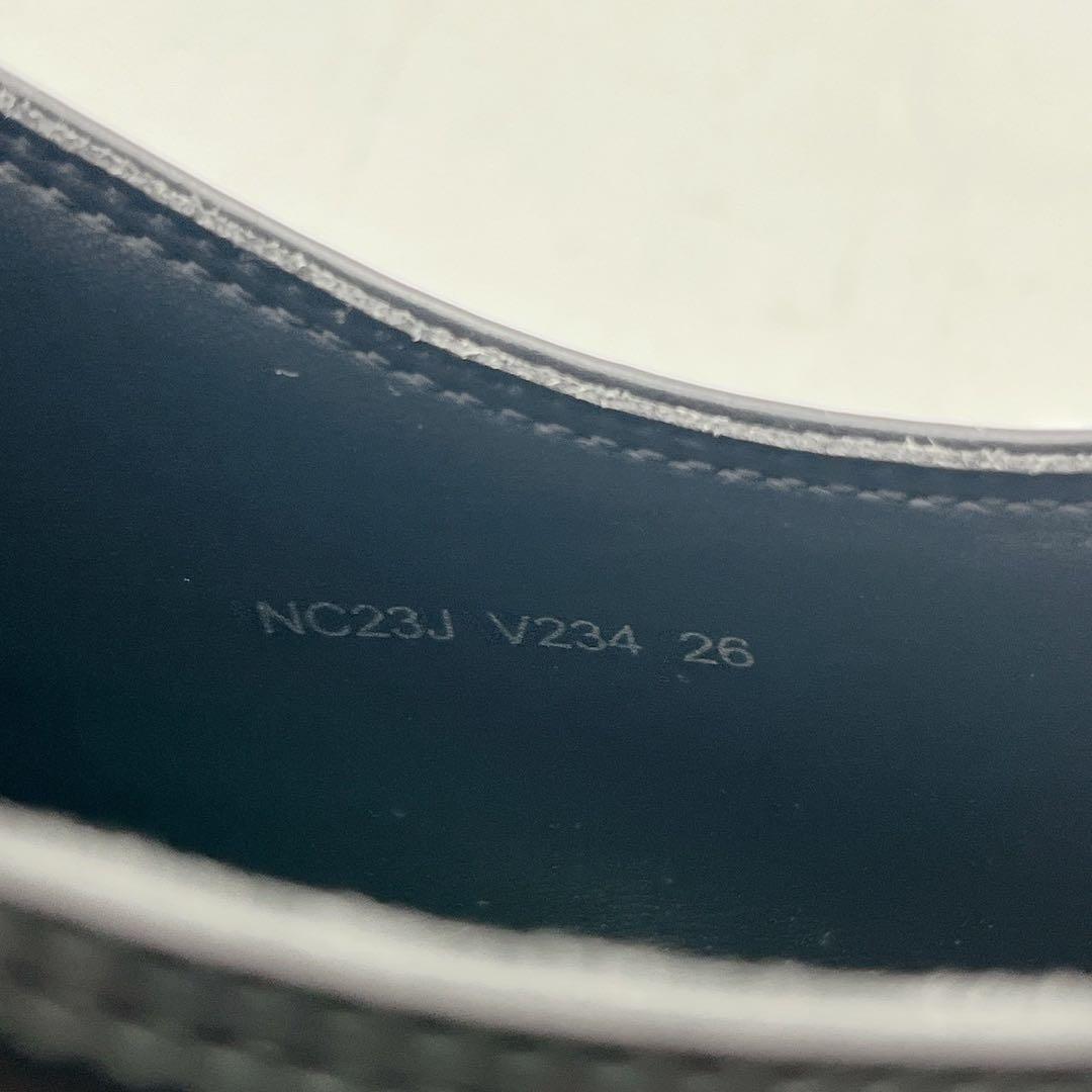 超特価✨リーガル V234 ストレートチップ 内羽根 ビジネスシューズ 黒 26