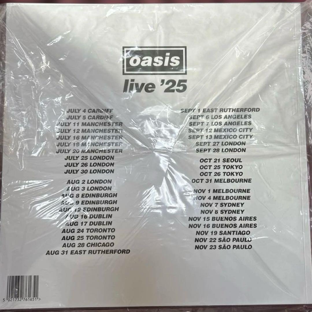 oasis live ´25 フライトタグ、パンフレットのセット