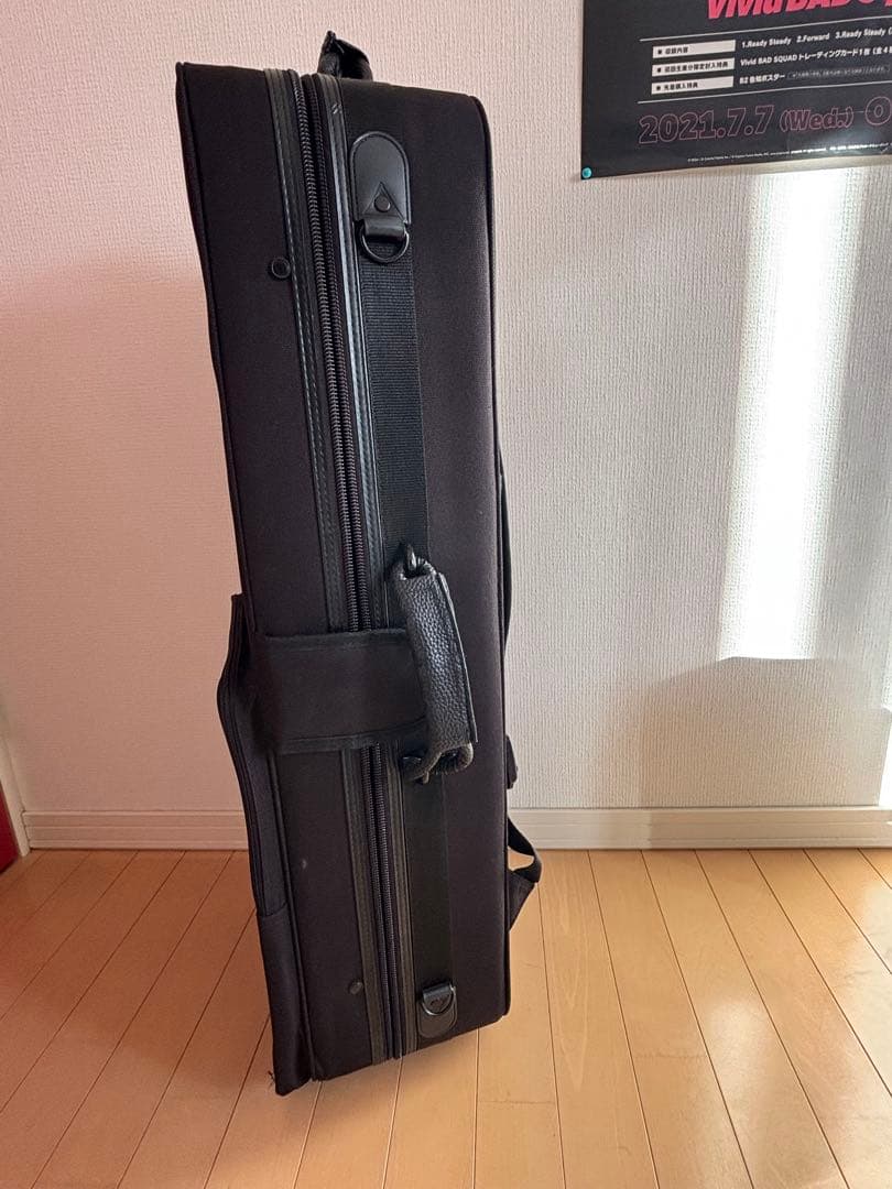 テナーサックス　セミハードケース 黒