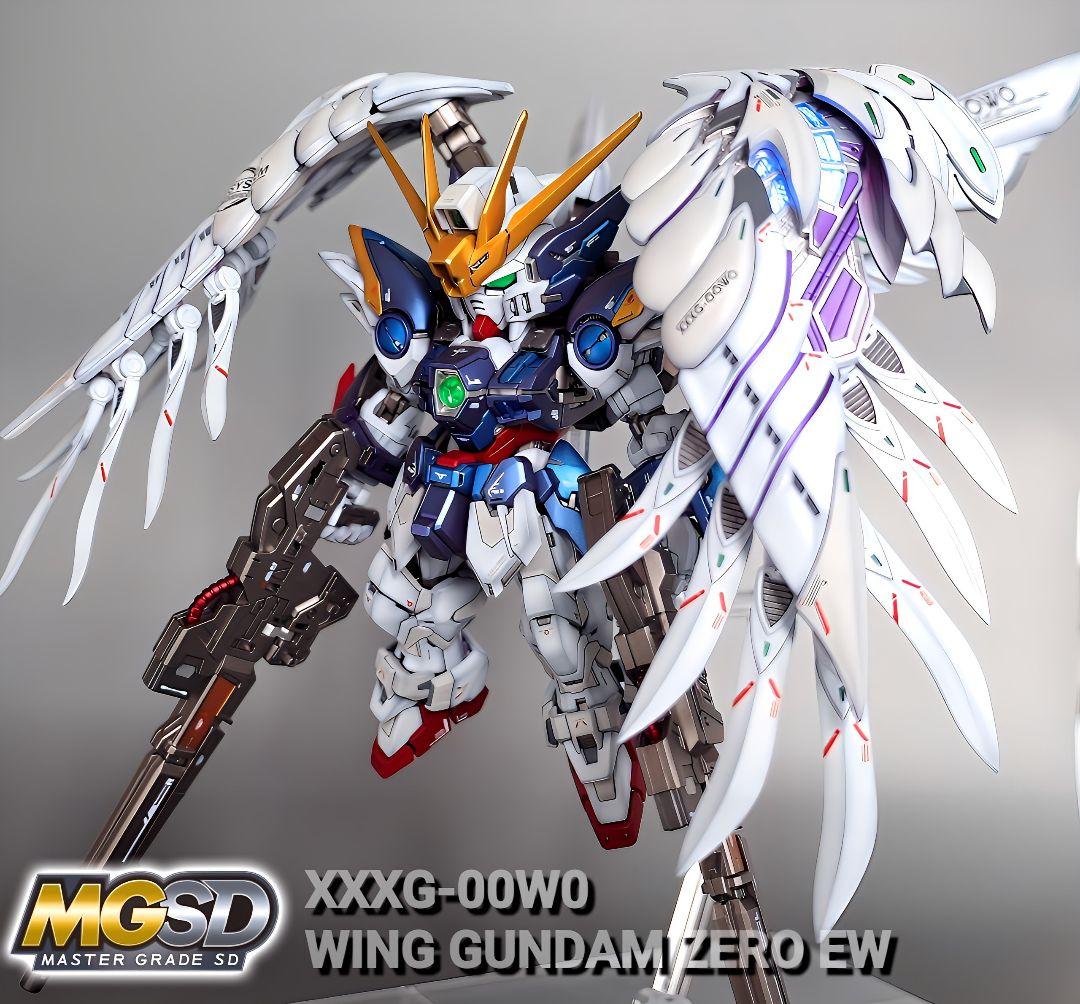 MGSD ウイングガンダムゼロEW全塗装完成品 ガンプラ