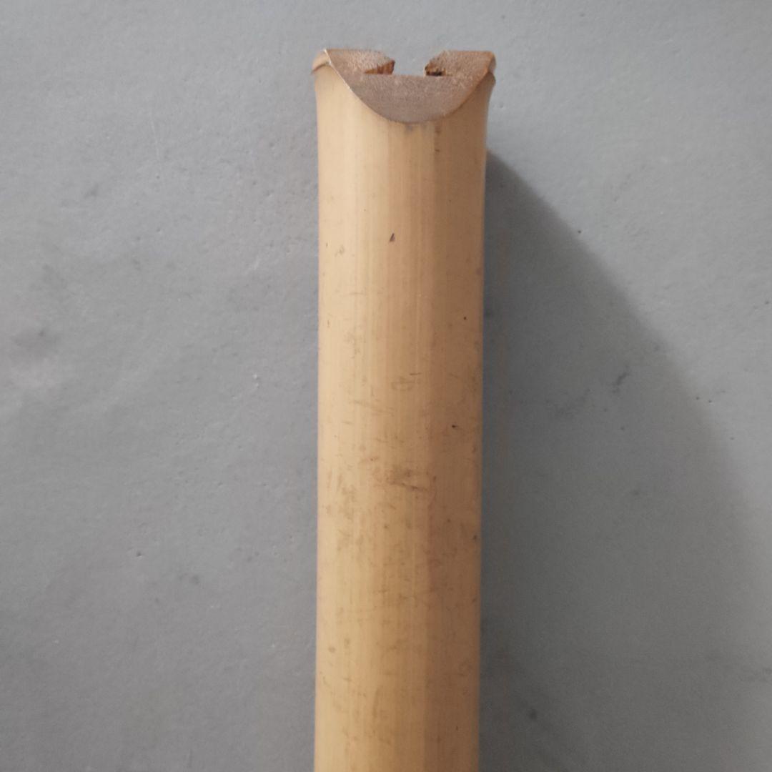 無銘　尺八　竹製中継無　一尺六寸官　48.5cm
