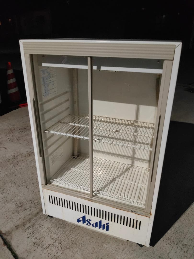 SANYO冷蔵ショーケース☆117L☆業務用☆瓶ビール冷やし☆動作良好☆冷蔵庫