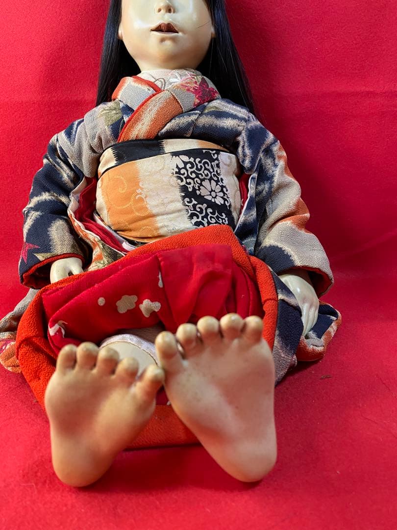 市松人形 男の子、ハンドメイド 市松人形 手作り布人形 土田早苗風