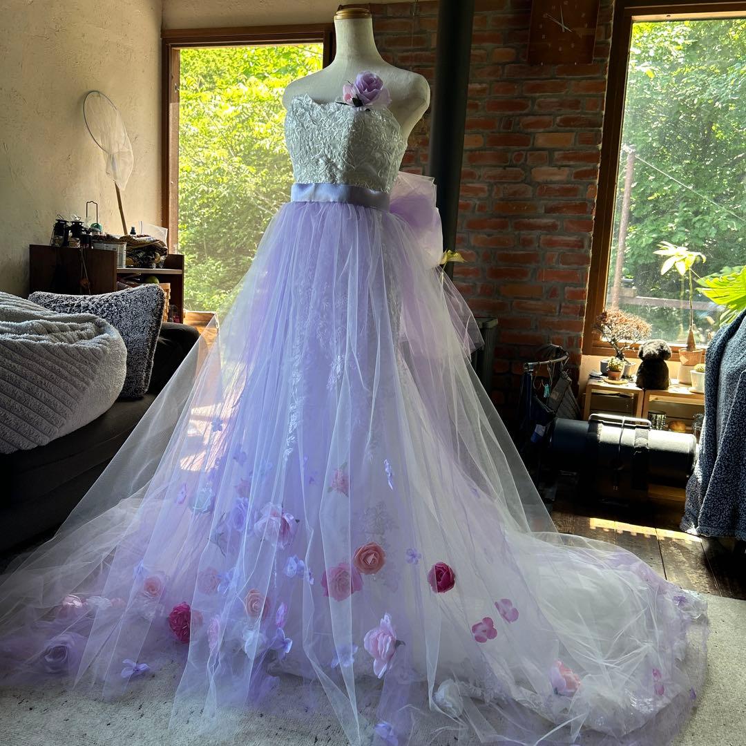 ぺ*こ様 ウエディングドレス用オーバードレス