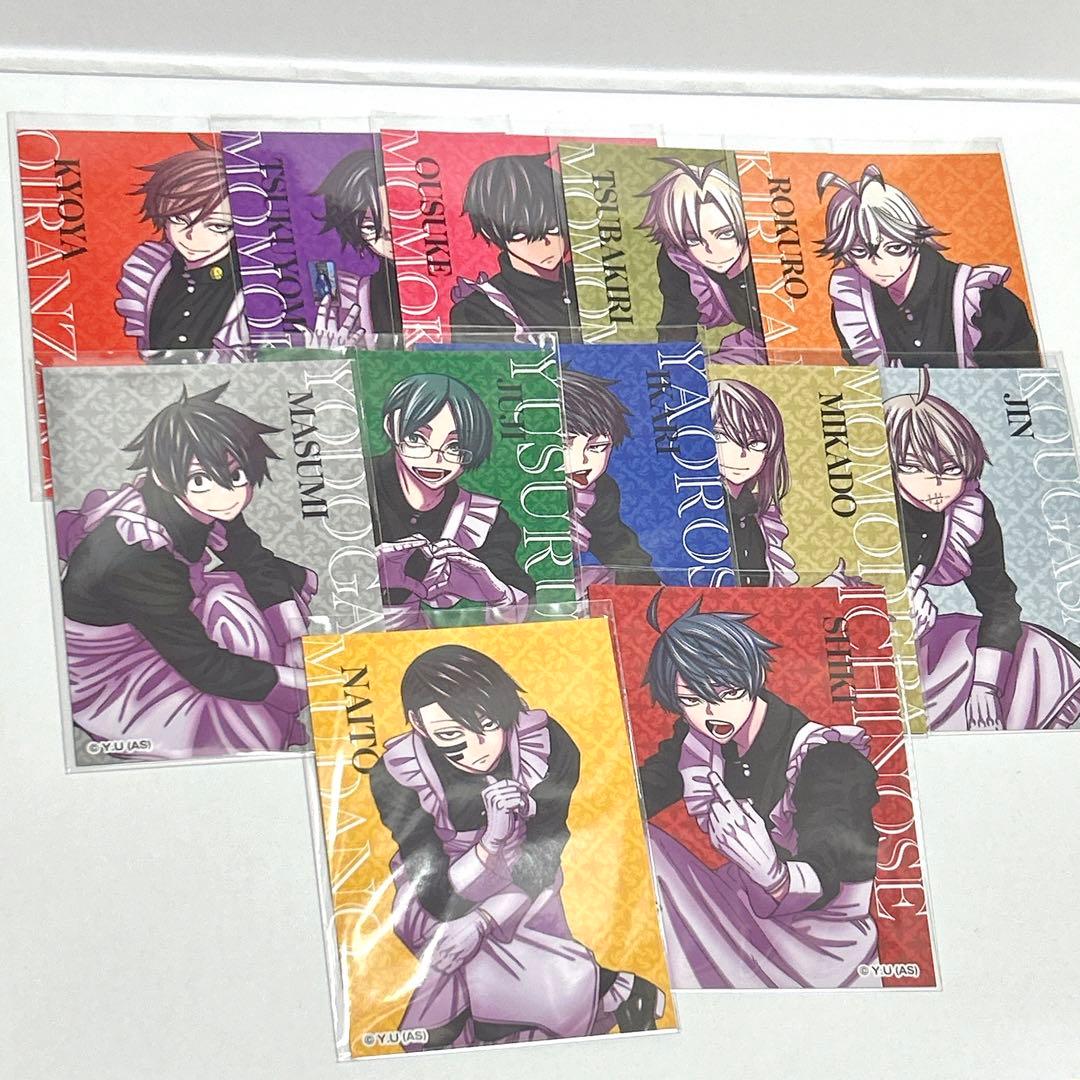 桃源暗鬼 メイド ツリービレッジ カフェ 色紙 原作絵 ツリビレ