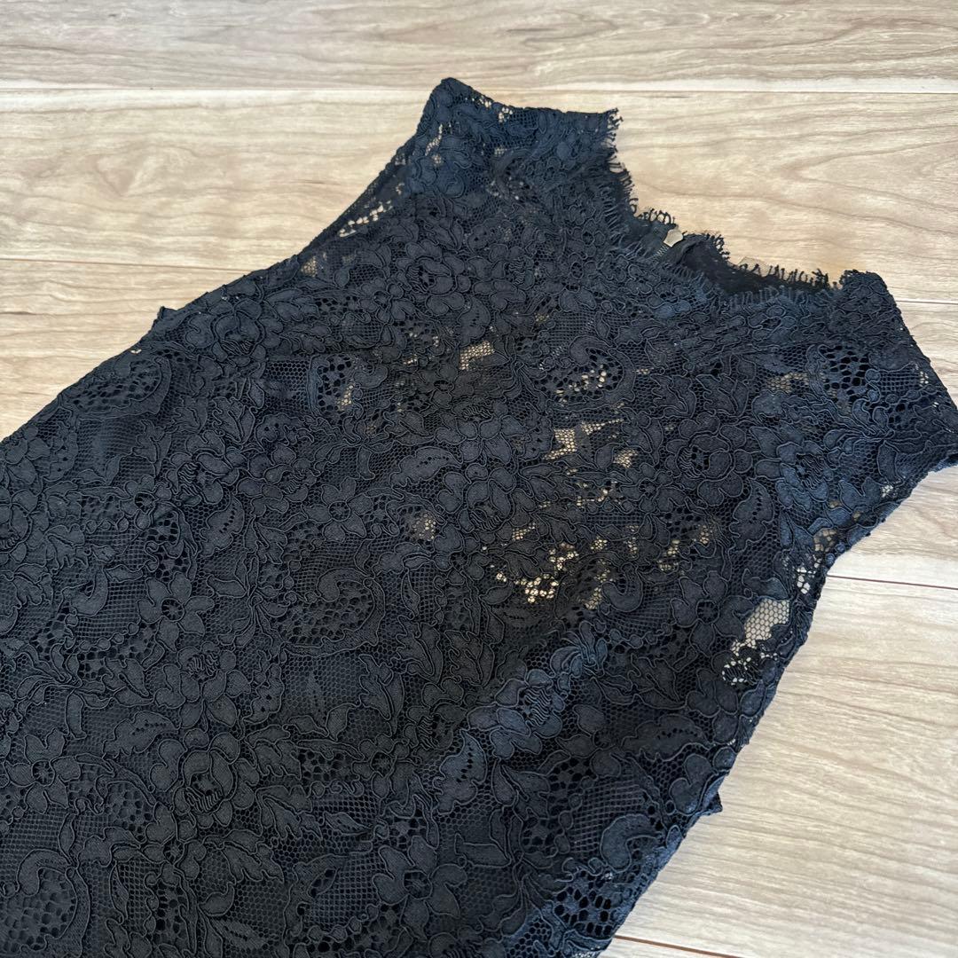 DOLCE & GABBANA ドルガバ レース ノースリーブ サイズM