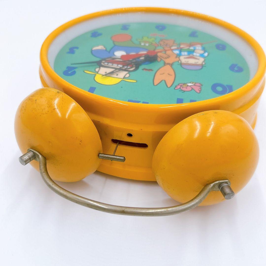 明治 カールおじさん レトロ目覚まし時計 昭和 当時物 【希少ロゴ】