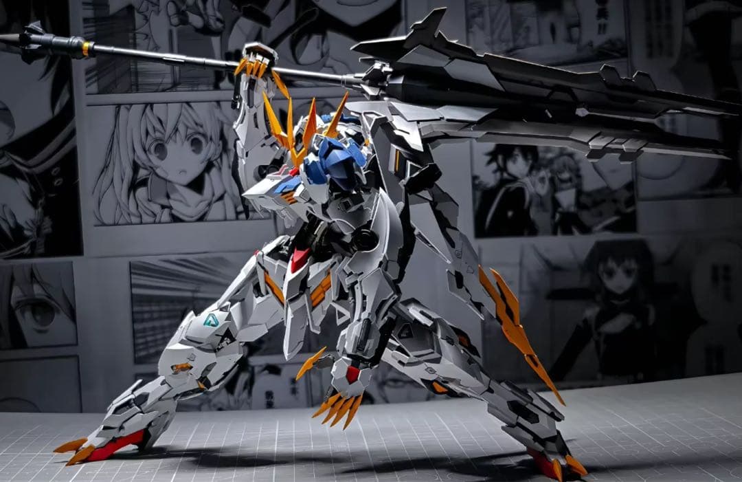希少新品 合金フレーム MG級 1/100 ガンダムバルバトスルプスレクス 狼