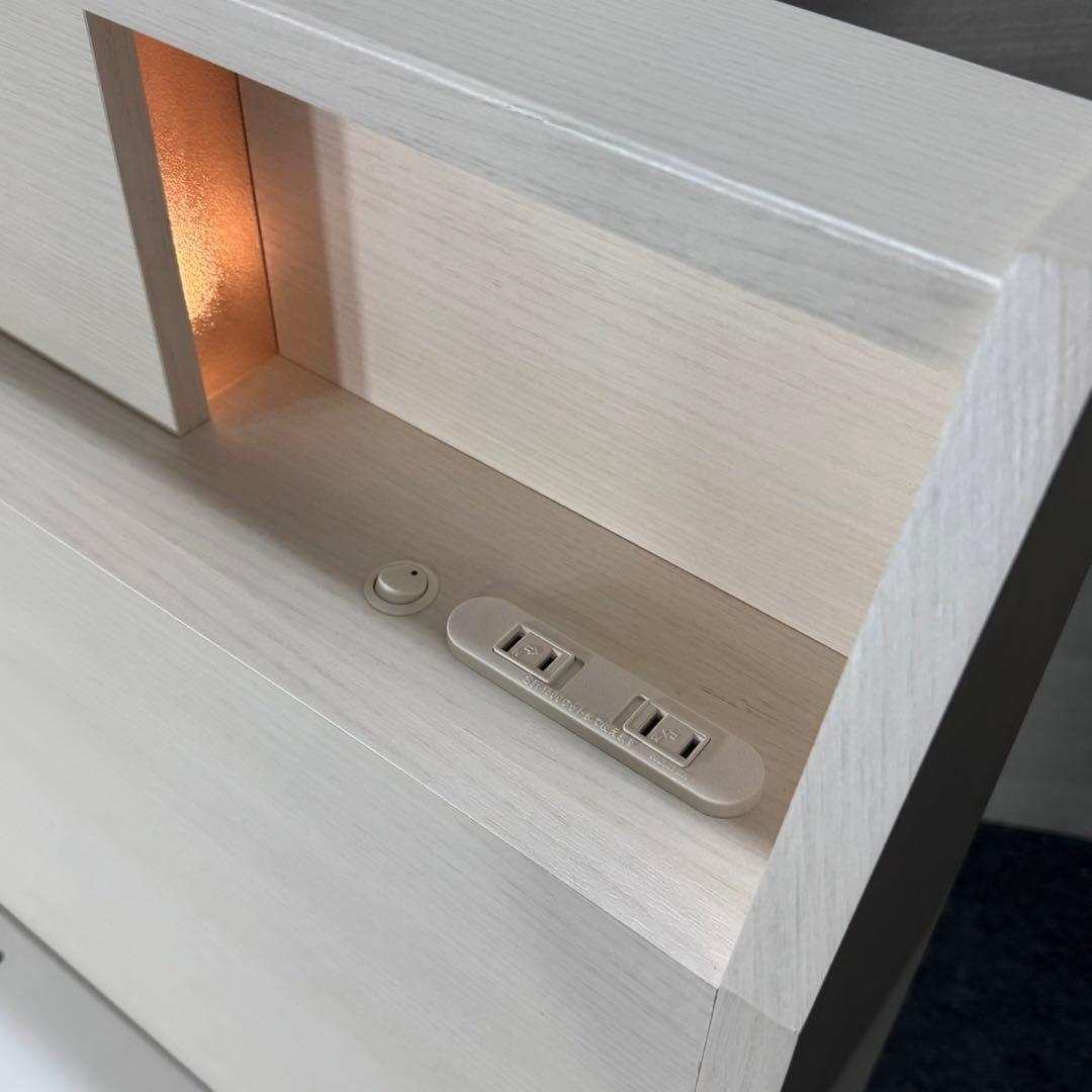 ニトリ ベッドフレーム シングル アザン3浅型 シンプル 家具d4243