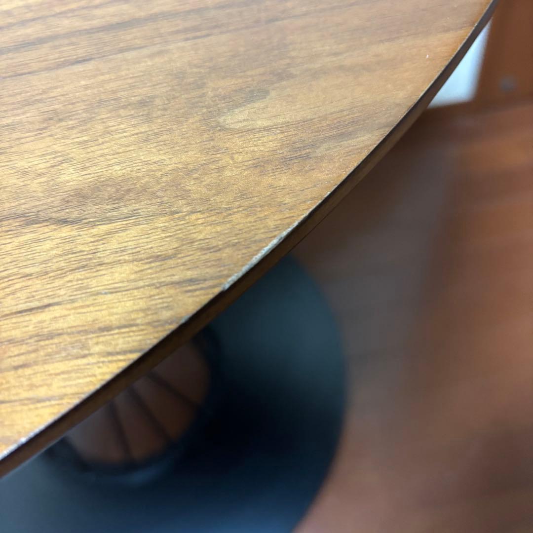 ニトリ ダイニングテーブル 丸テーブル コルーナ ウォルナット