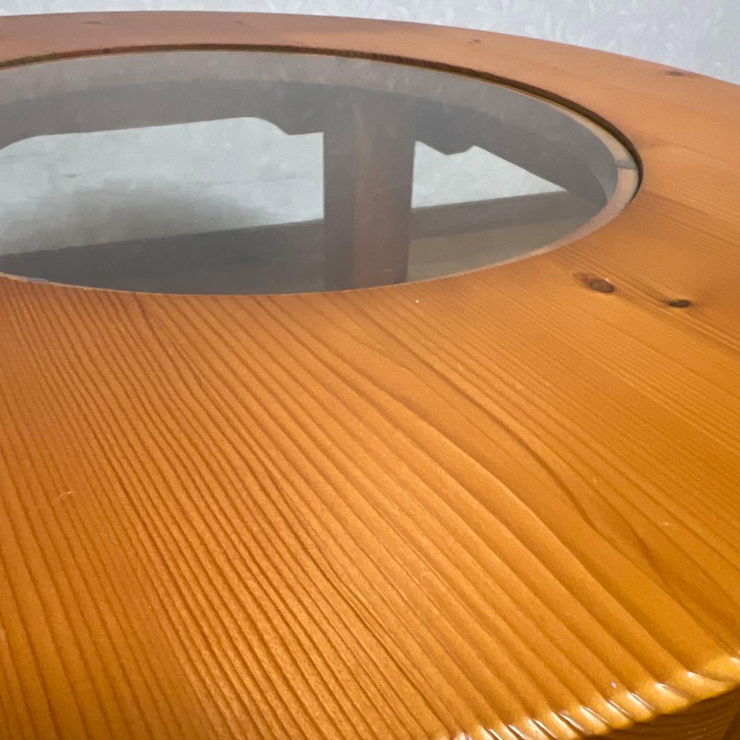 nn様専用 小泉産業株式会社 コイズミ 木製 テーブル ガラス ミドル