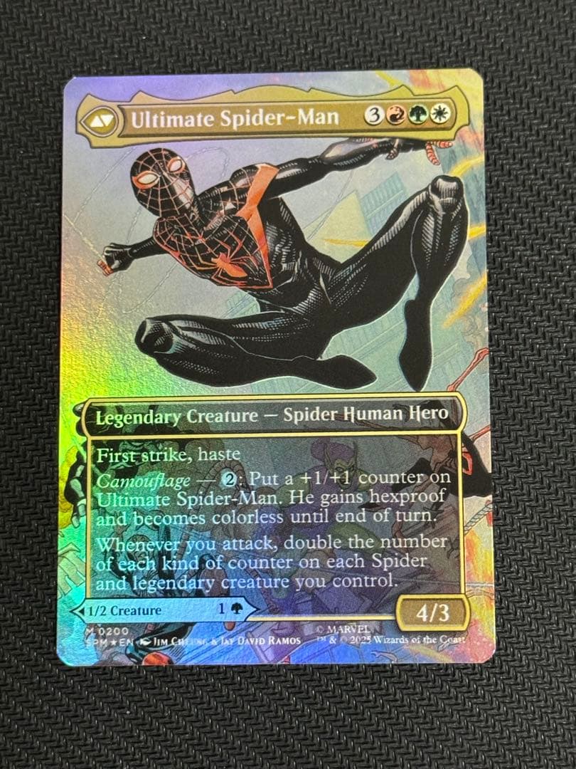 Foil ボーダーレス マイルズ・モラレス/Miles Morales》 PS5「Marvel's