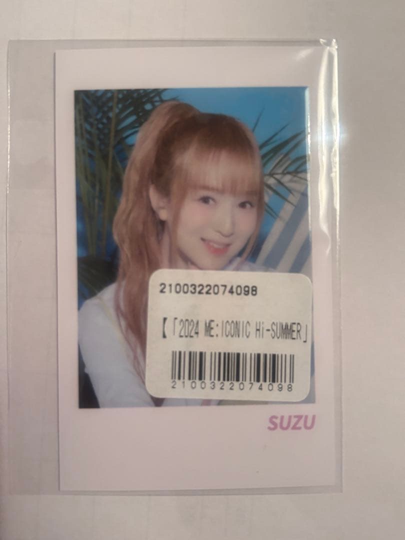 SUZU 2024 ME: ICONIC HI-SUMMER チェキ - メルカリ