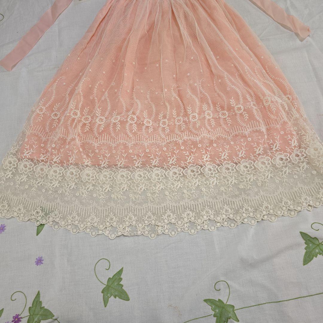 アンティークビスクドール ドレス フランスアンティーク レースドレス