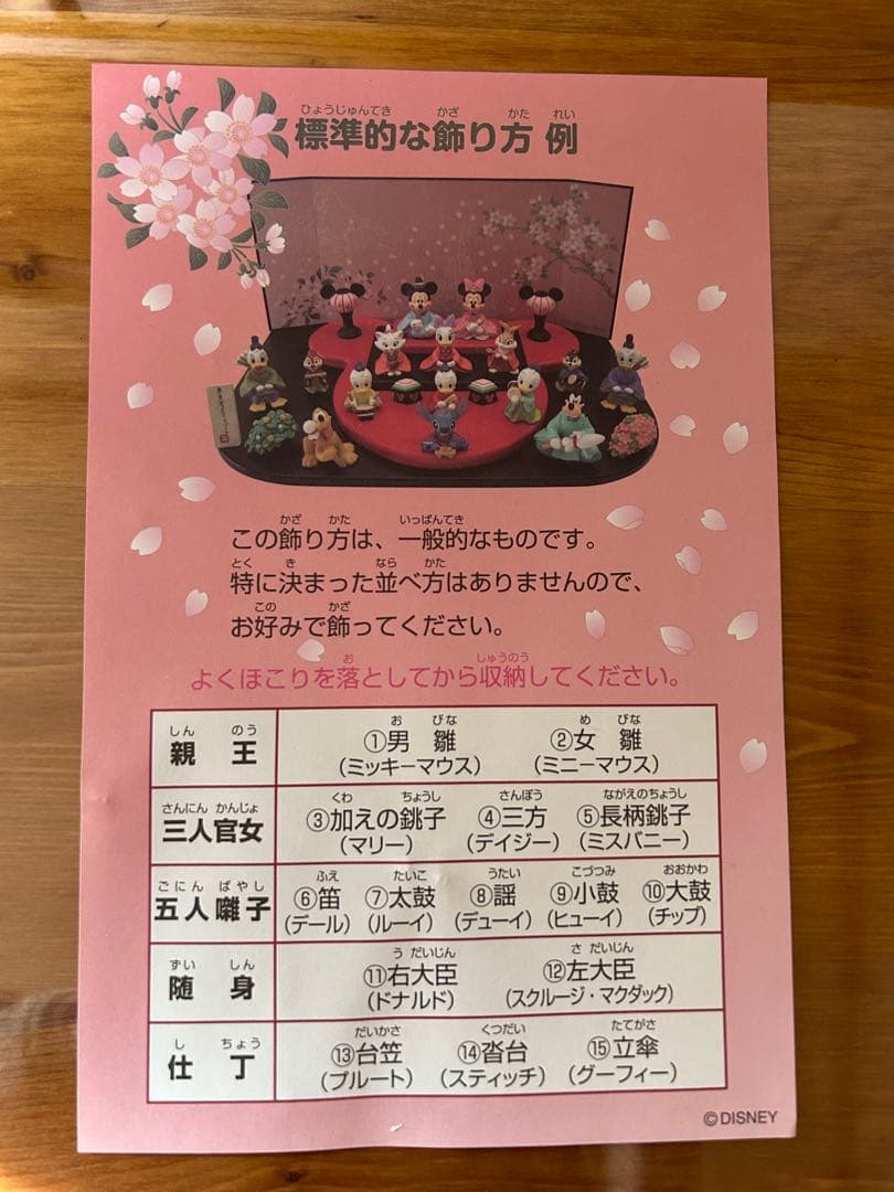 【値下げ|レア・美品】ディズニーリゾート　ひな人形　ディズニー　箱付き