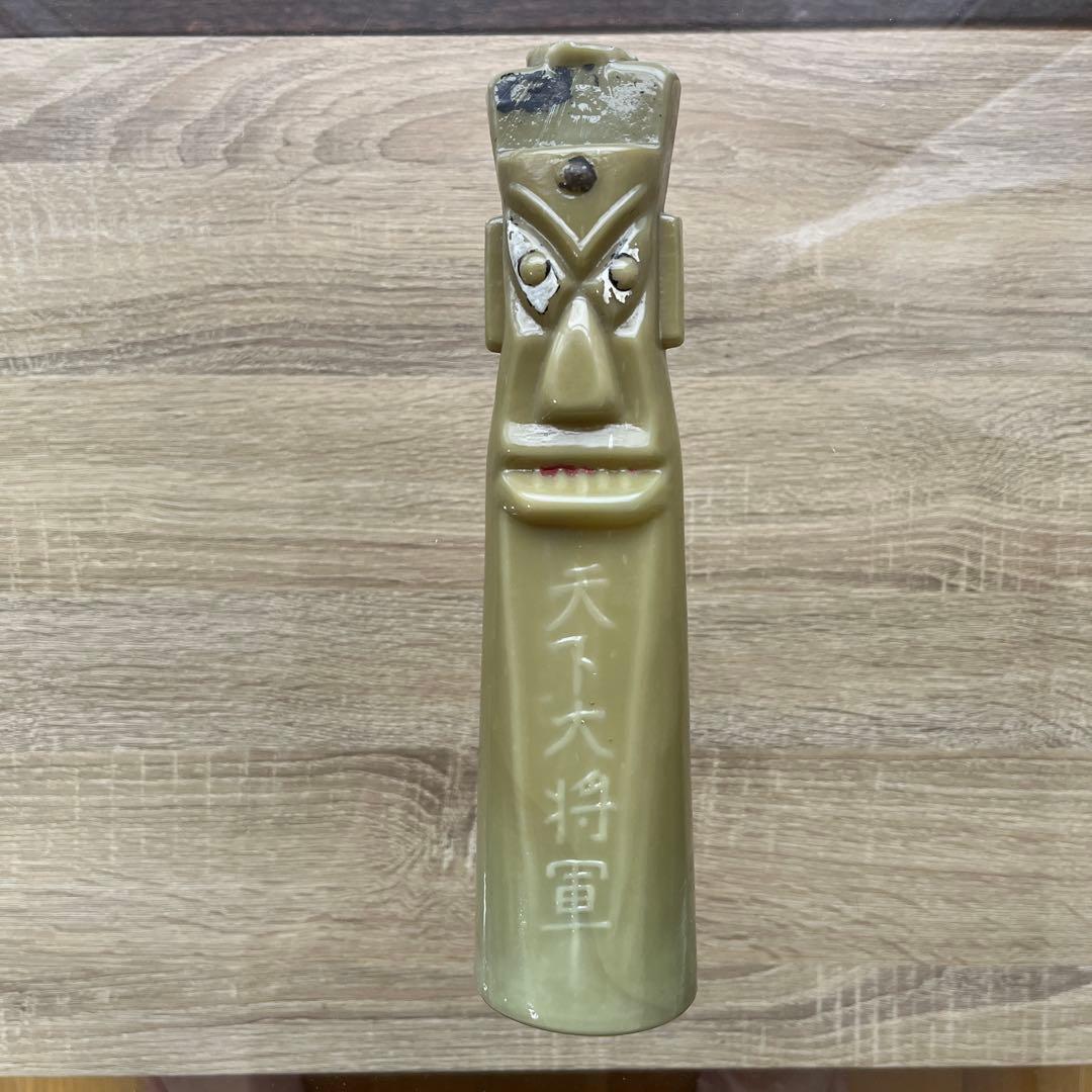 骨董 時代ガラス 超希少 高麗神社 将軍標 練りガラス エナメル彩色