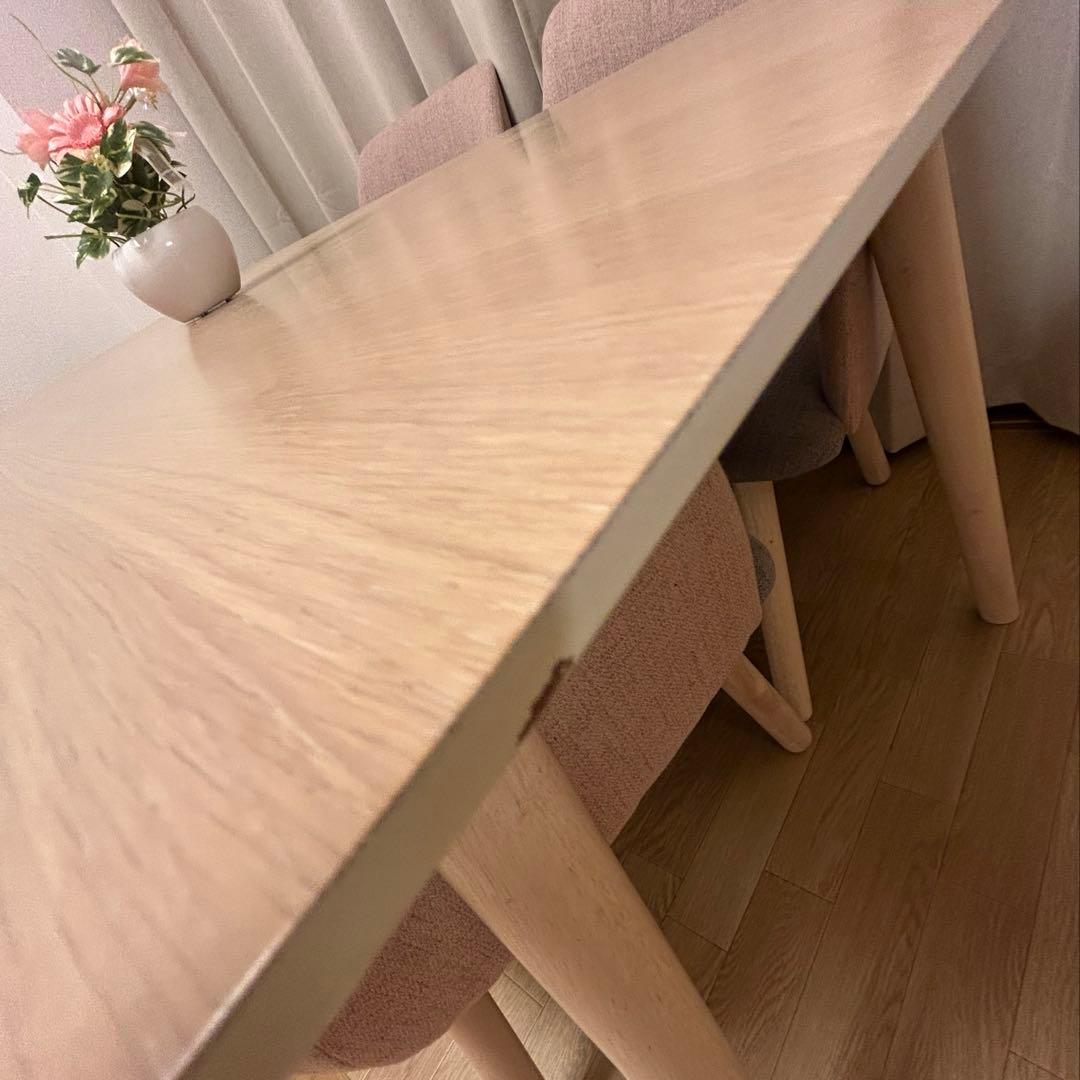 ※最終値下げ中、引き取り限定(東京埼玉)ダイニングテーブル 5点セット 幅140