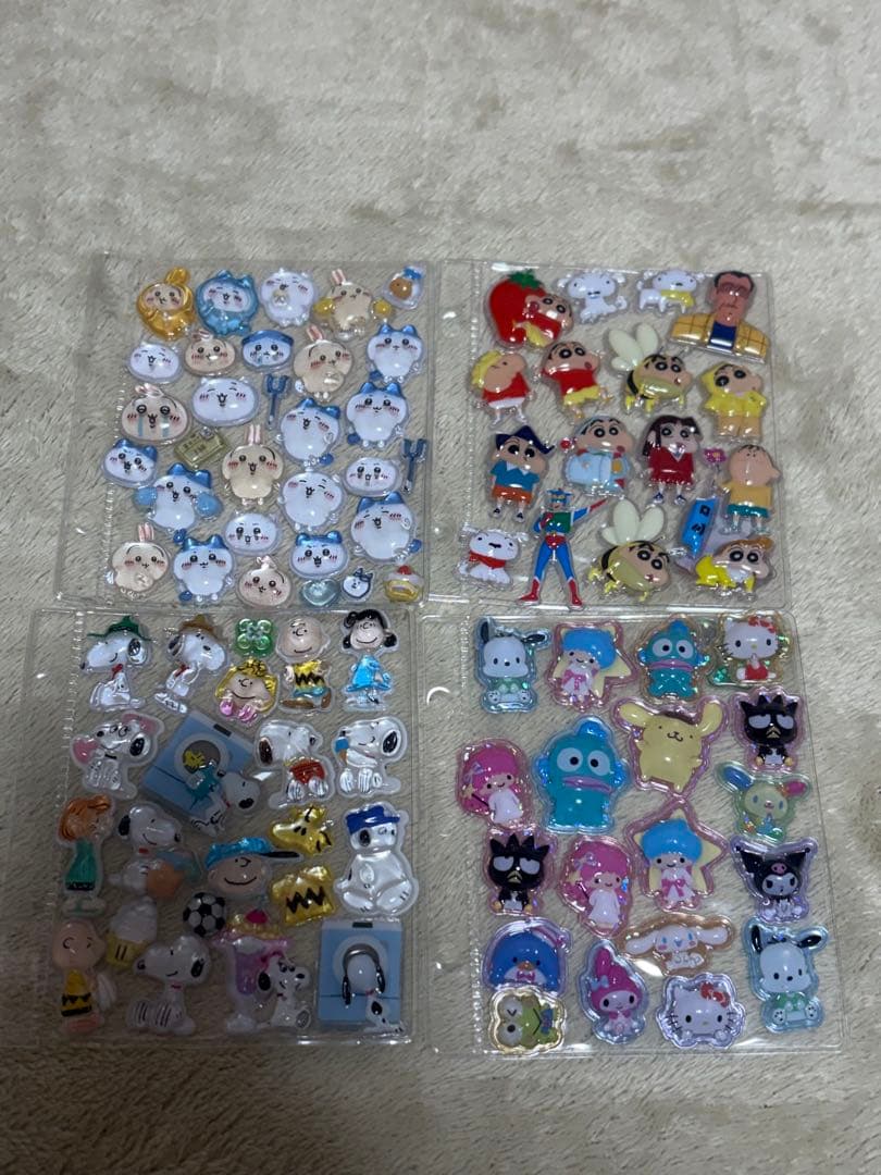 シール帳 完成版 全て正規品 たまごっち しずくちゃん サンリオ ちいかわ 等