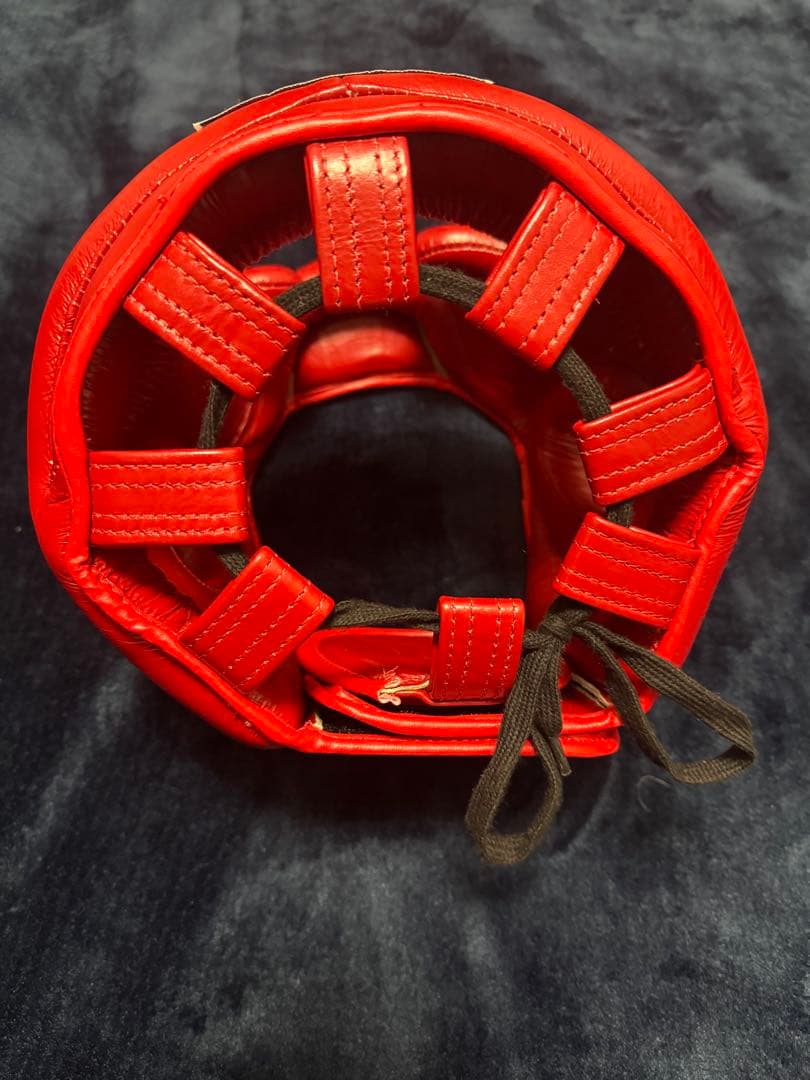 新品未使用】WINDY ボクシングヘッドギア レッドヘッドガード Lサイズ