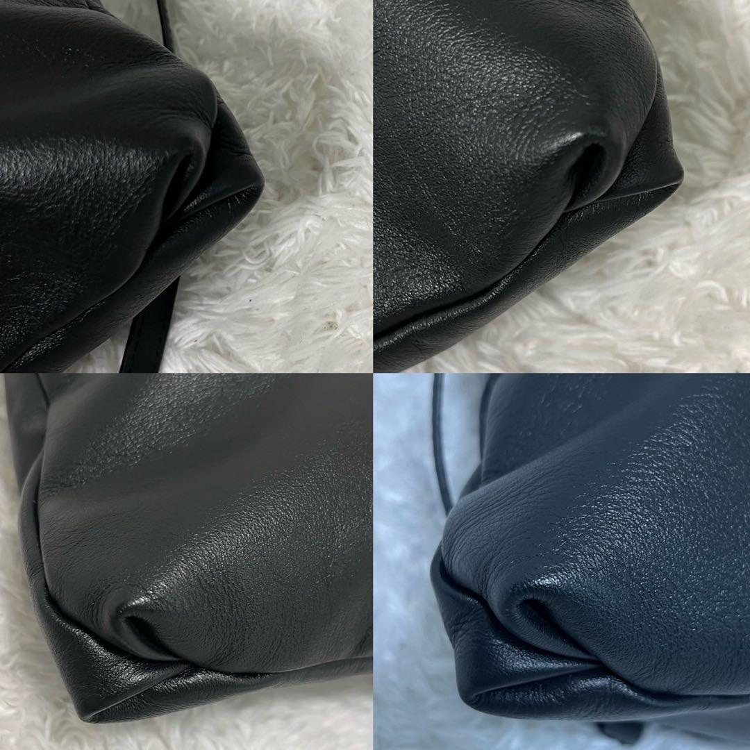 極美品　イアパピヨネ　牛革エンボス　2WAYショルダーバッグ　ゴールド金具