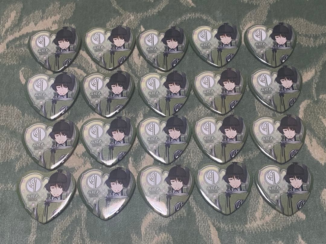 刀剣乱舞　石切丸　ハート缶バッジ フィギュアメーカーGift -刀剣乱舞-花丸- ハート缶バッジコレクション 弐-