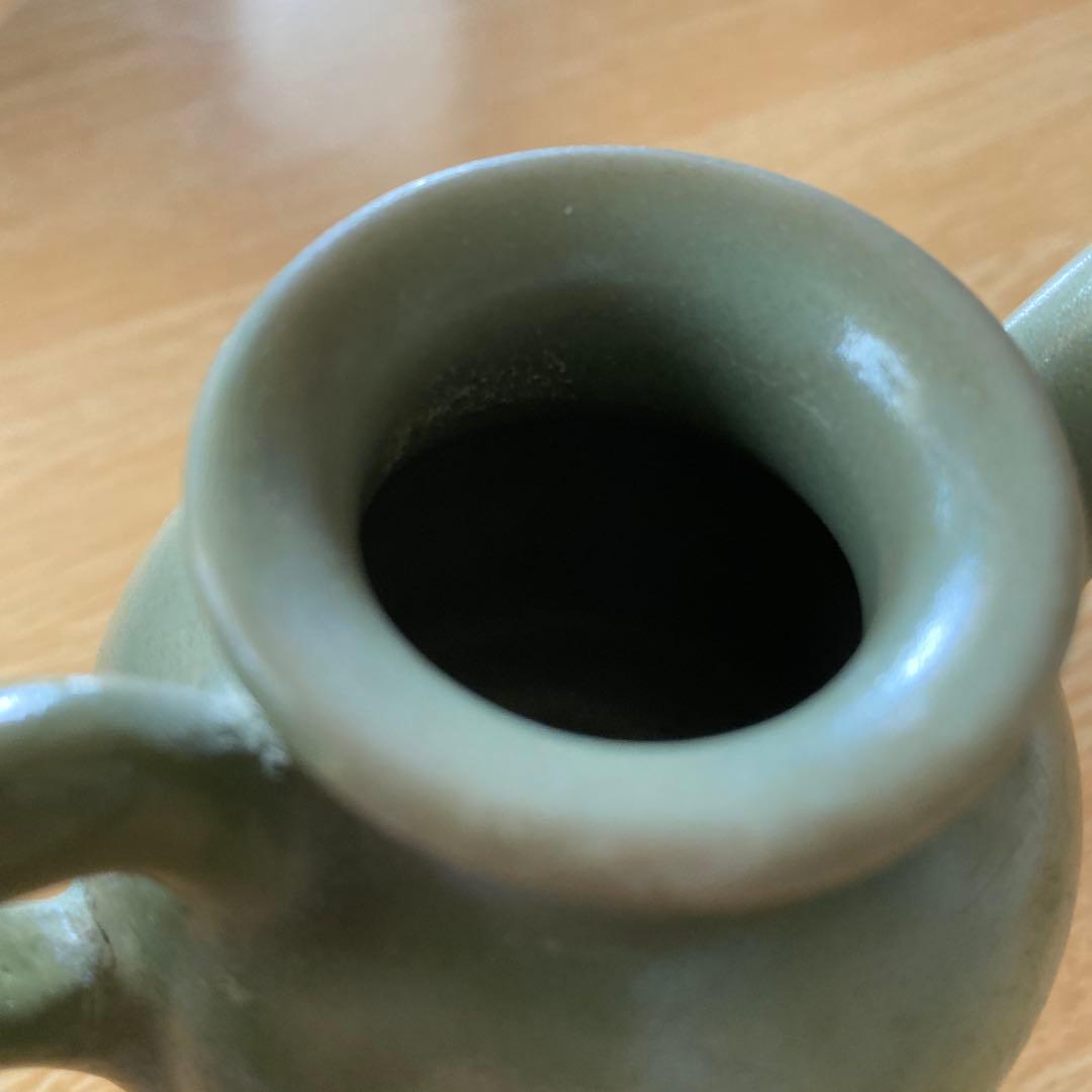龍泉窯　青磁　水注　明代　完品