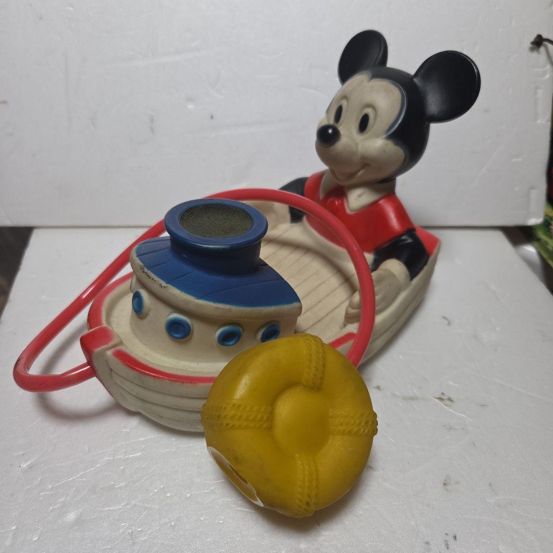 珍品 レトロ　ミッキーのおもちゃ 浴場(おふろ)や水遊び用