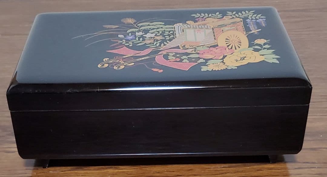 【新品】会津漆宝石箱の栞　オルゴール付き