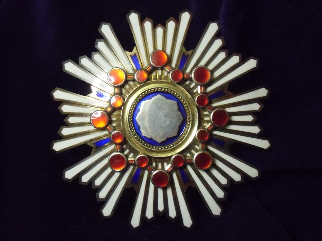 ●日本の勲章/日本軍/徽章＊勲二等瑞宝章＋菊紋徽章（実物）