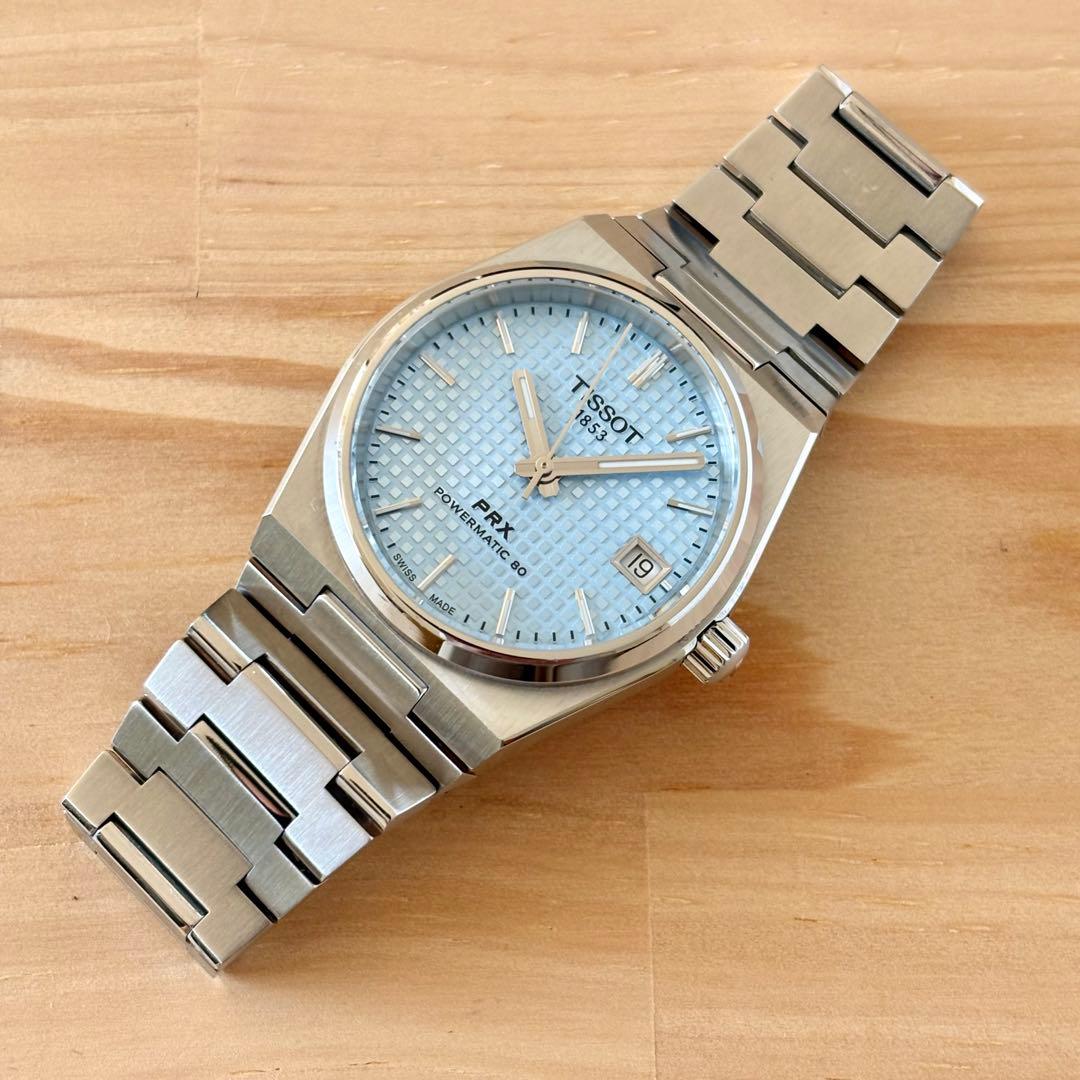 TISSOT PRX　アイスブルー　35mm　ティソ