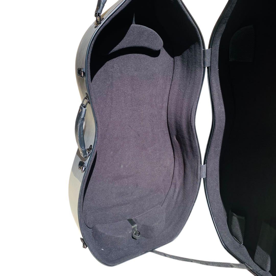 チェロケース ハードシェル フルコンポジットカーボンファイバー キャスター付き