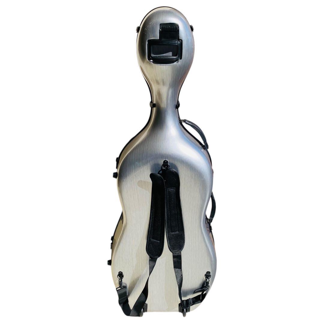 チェロケース ハードシェル フルコンポジットカーボンファイバー キャスター付き