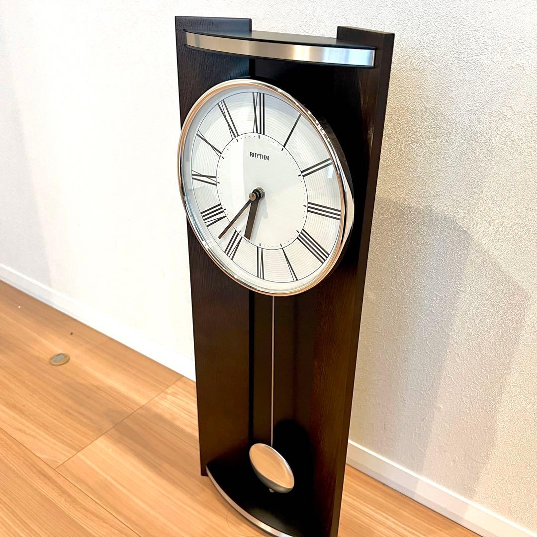 美品　RHYTHM リズム　モダンライフM05 クオーツ　振り子時計　廃番